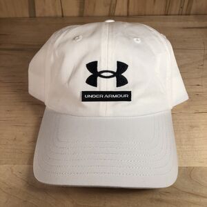 Under Armour Men's UA Branded Hat 1369783-001 White OSFM